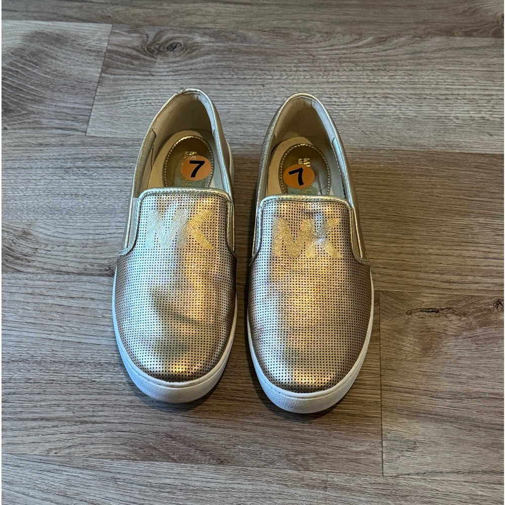 Michael Kors Gold Slip on Shoes